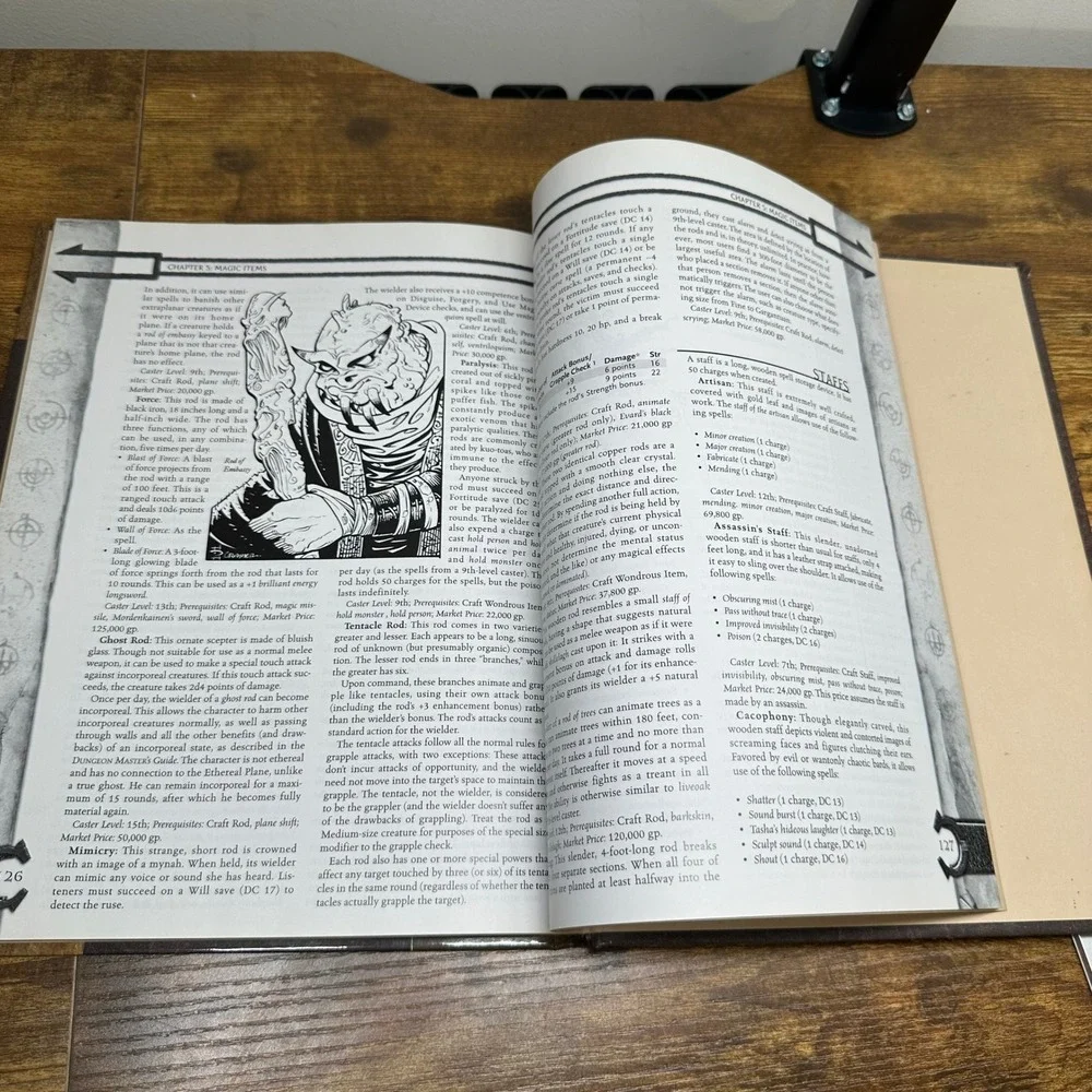 Dungeons‎ and Dragons Arms and Equipment Guide Hardcover 2003 First Printing d20